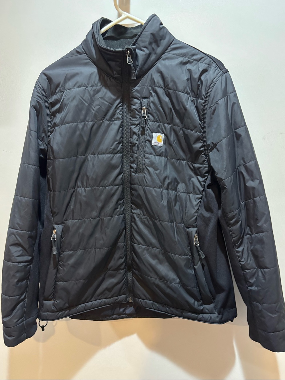 Carhartt womens Black Quilted Insulated Puffer Jacket Size Medium